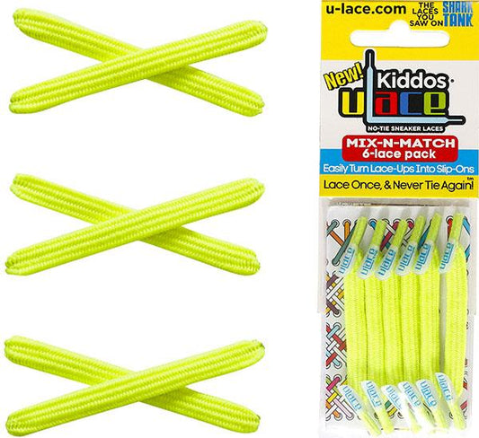 U Lace Kid Neon Yellow