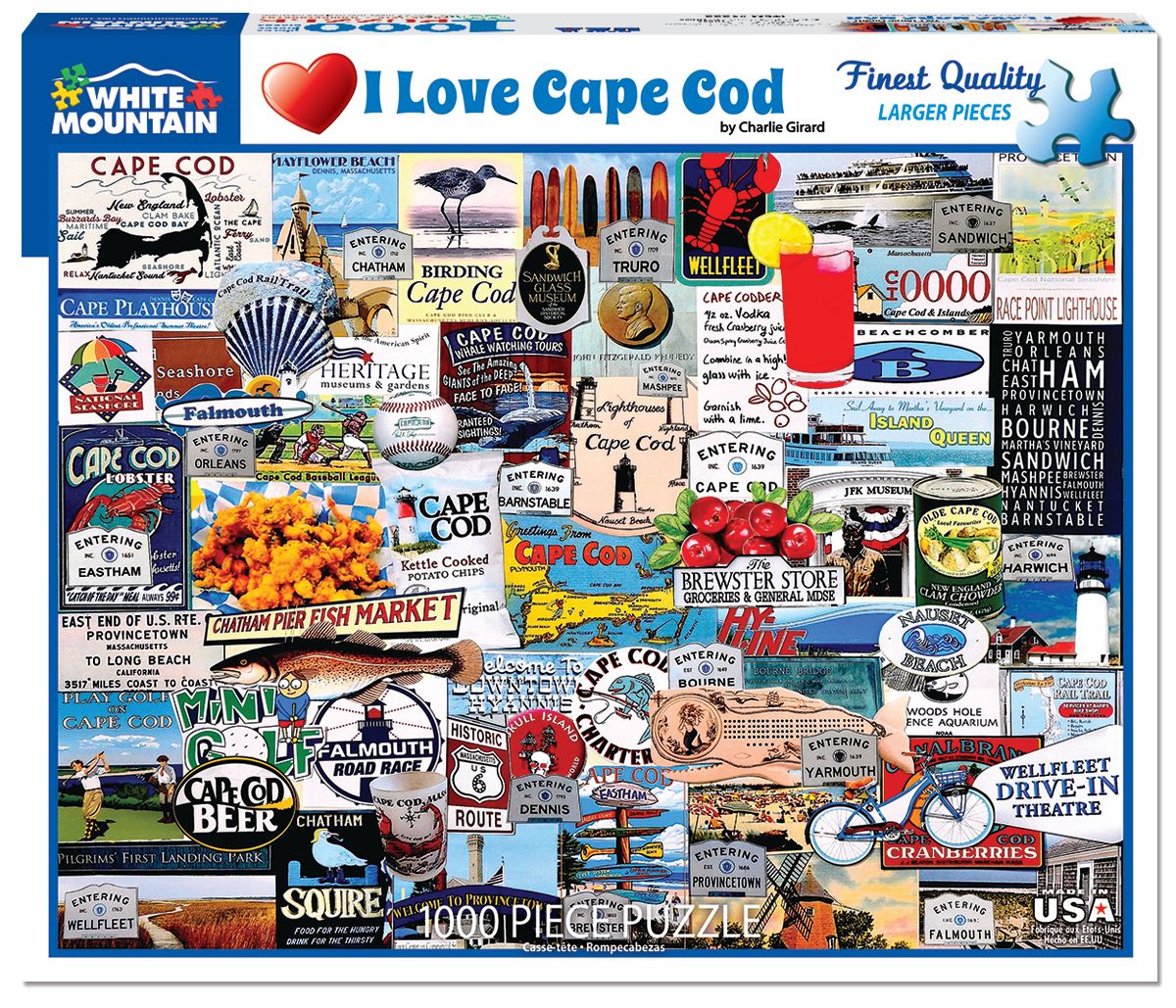 I Love Cape Cod 1000 Pc