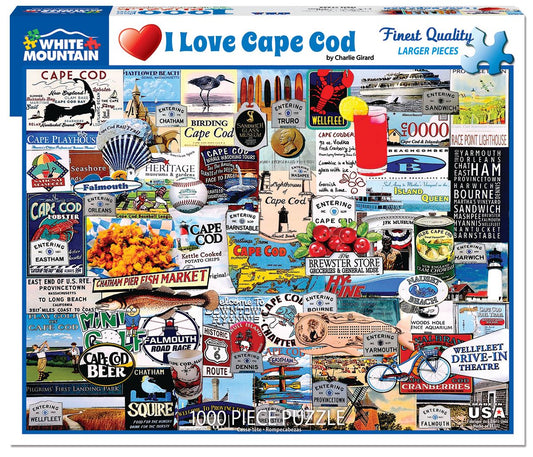 I Love Cape Cod 1000 Pc