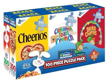 Mini Cereal Puzzles 100pc