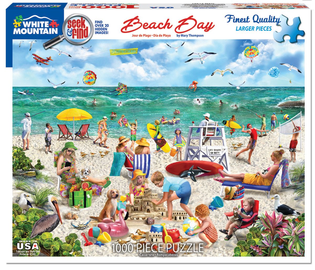 Beach Day Seek Hide 1000p