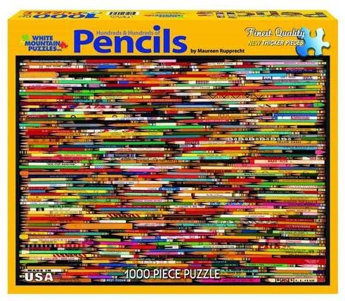 Pencil Collage 1000pc